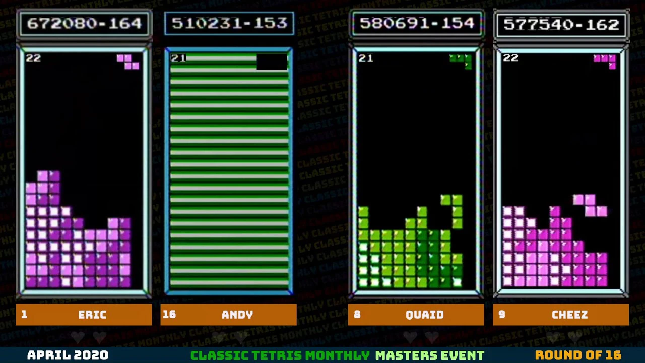 classic old tetris esport nes worlds retro