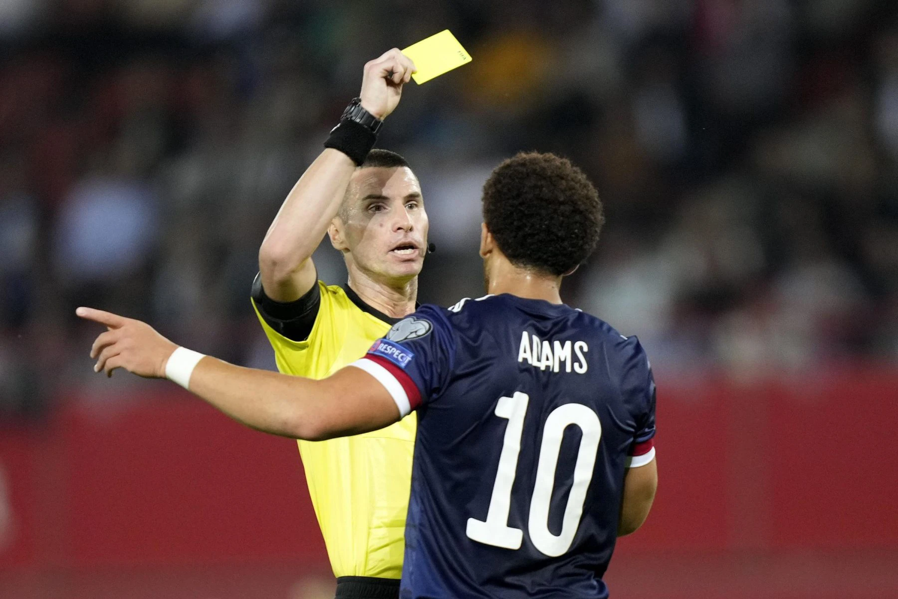 how many points is a yellow card
