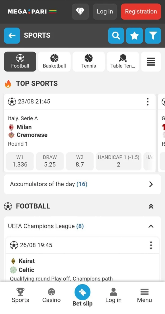 megapari-review-sports-betting-selection