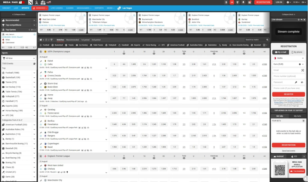 megapari-sports-betting-selection